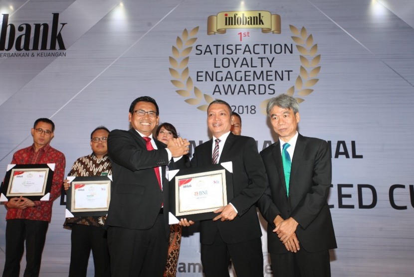 BNI dinobatkan sebagai The Best#1 Bank BUMN. 