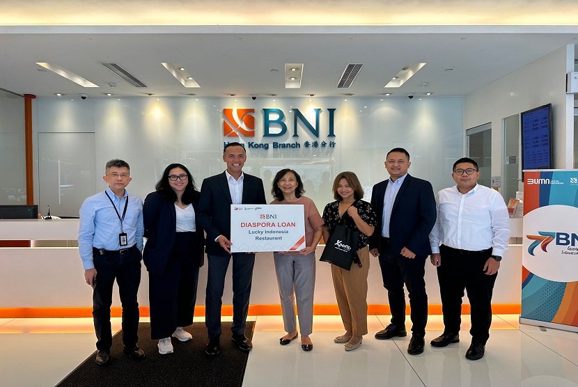 BNI Hong Kong menyalurkan pembiayaan produk diaspora loan kepada Lucky Indonesia Restaurant, sebuah restoran Indonesia yang ada di Hong Kong dan telah melayani pelanggan sejak 1987 silam. 