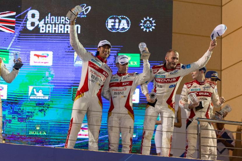 BNI memberi apresiasi kepada pembalap Sean Gelael yang sukses meraih peringkat runner up dalam 8 Hours of Bahrain bersama Tim WRT.
