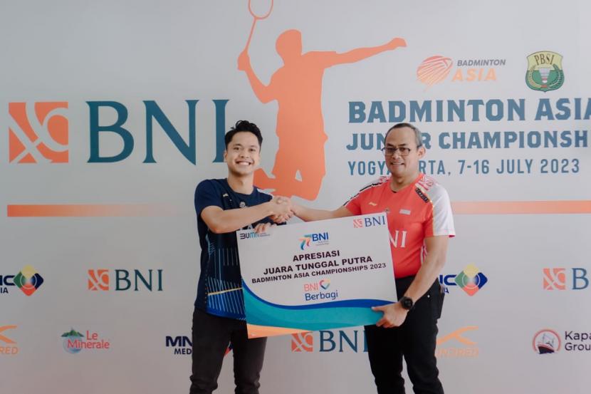 BNI memberikan kontribusi dalam Badminton Asia Junior Championship 2023.