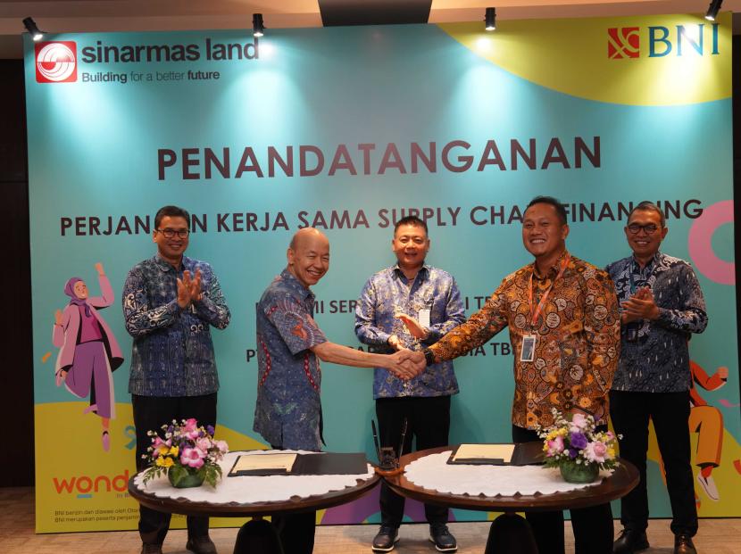 BNI menyalurkan pembiayaan supply chain untuk mitra Bumi Serpong Damai