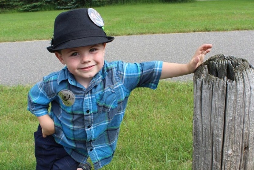 Bobby Tufts, the four year old mayor of Dorset, Minnesota, US. (file photo)