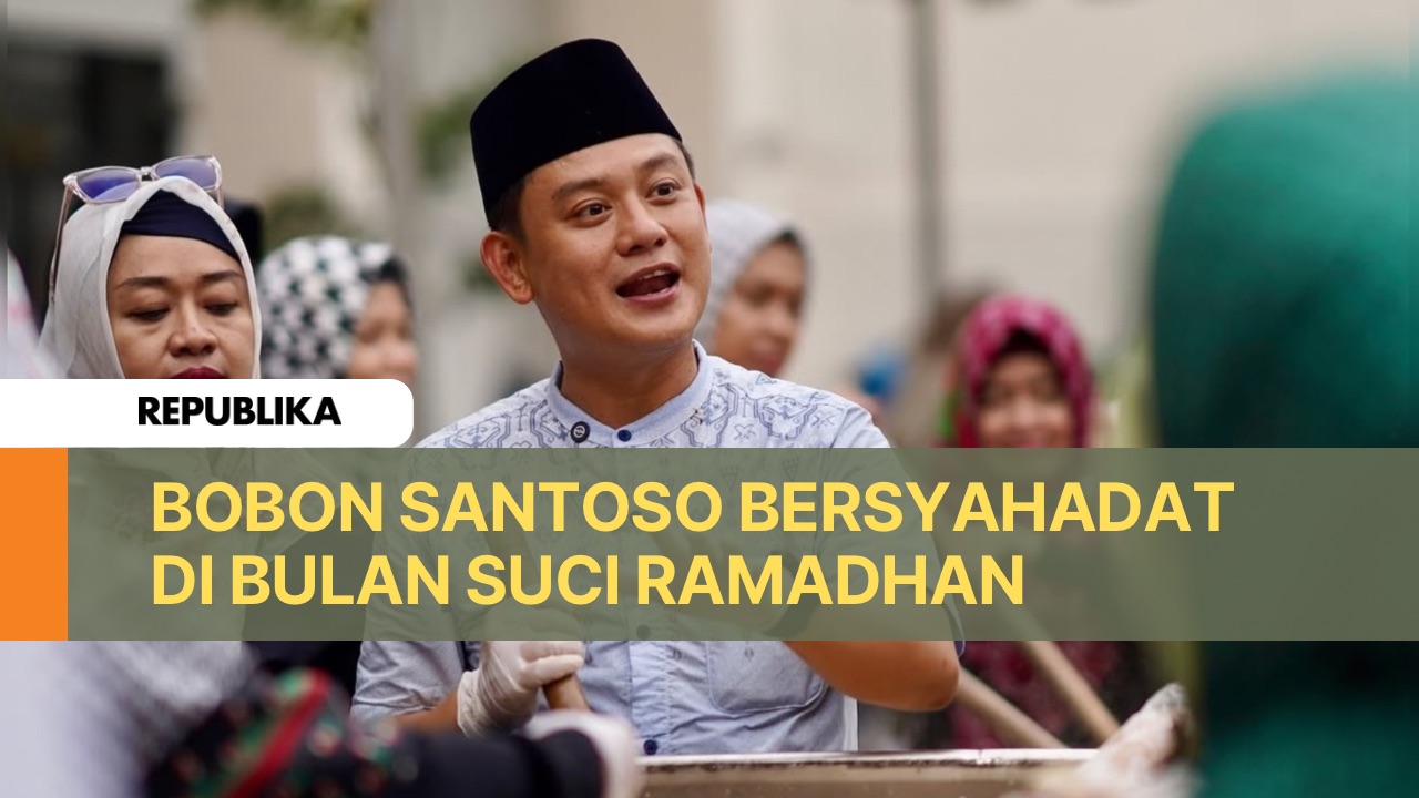 Bobon Santoso memutuskan menjadi mualaf.