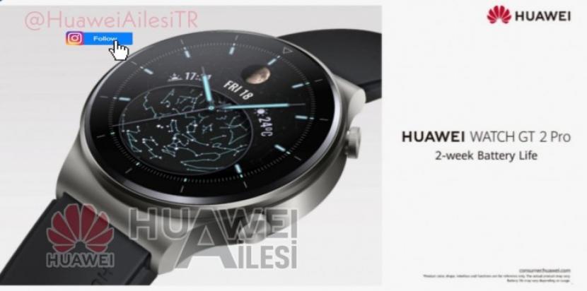 Bocoran Huawei Watch GT 2 Pro.