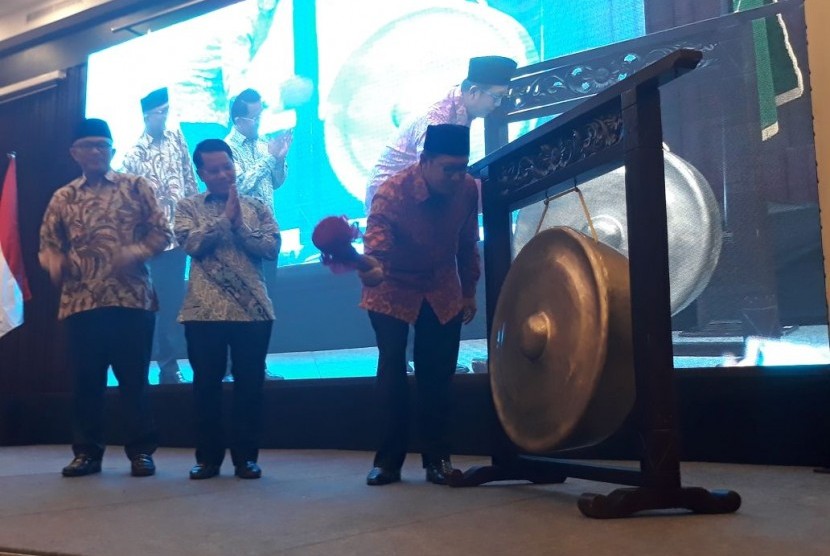 BOGOR -- Menteri Agama Lukman Hakim Saifuddin meluncurkan Agenda Riset Keagamaan Nasional (ARKAN) 2018-2028 pada even Annual Coneference on Research Proposal (ACRP) di Hotel Aston Bogor, Rabu (18/7). 