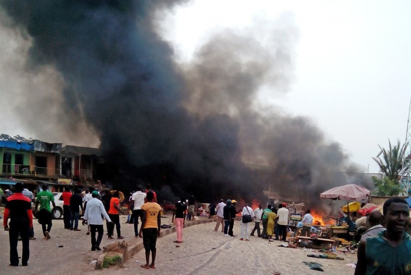 Bom bunuh diri di Nigeria.