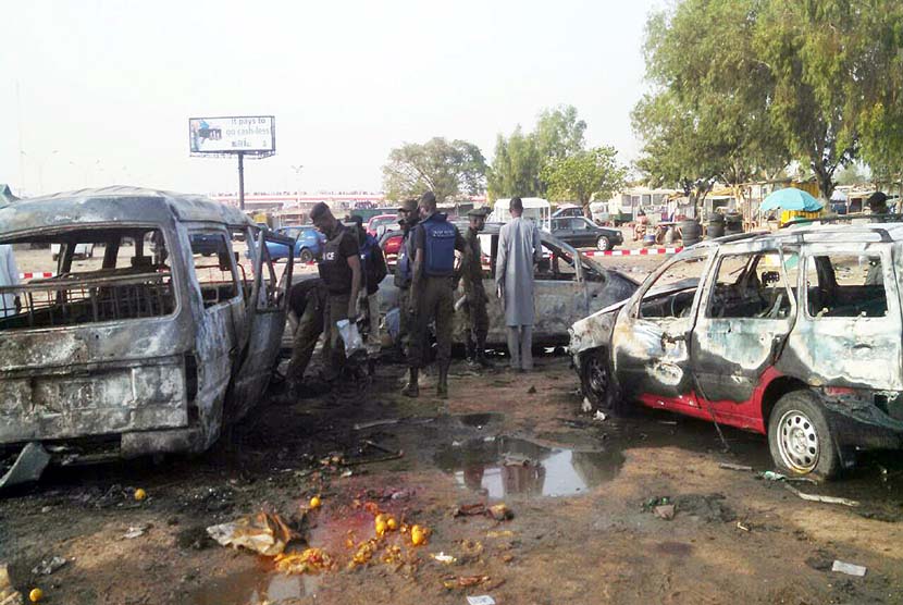 Bom bunuh diri landa Nigeria (ilustrasi).