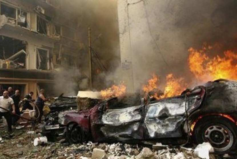 Bom mobil di Beirut, Lebanon, sehari menjelang Ramadhan