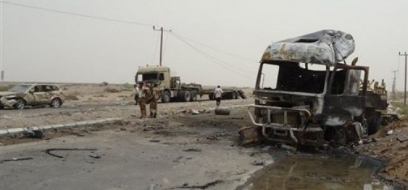 Bom Mobil di pangkalan militer Yaman