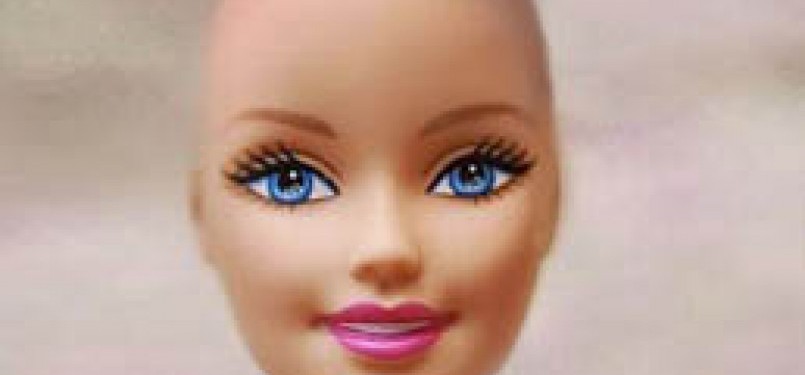 Boneka Barbie versi botak, persembahan untuk anak penderita kanker