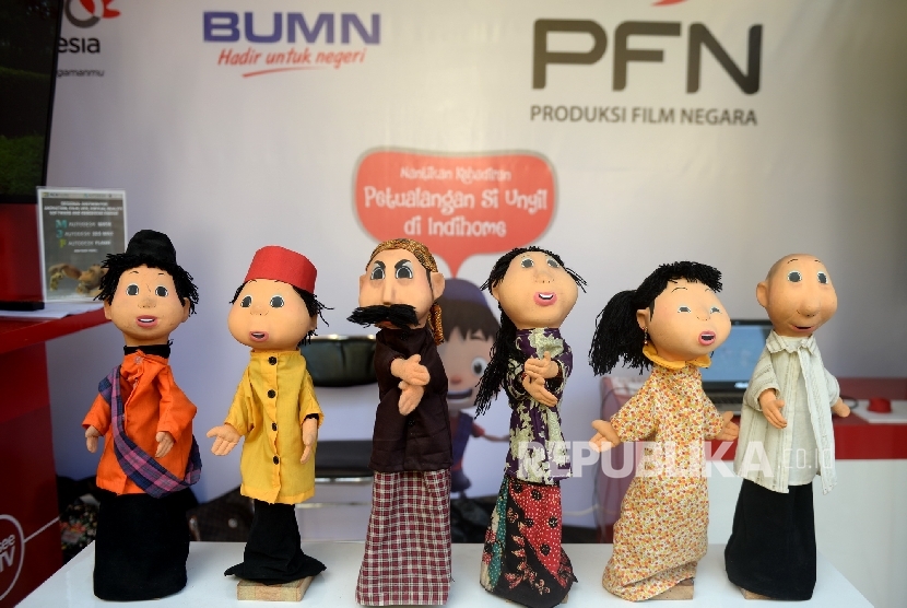 Boneka Si Unyil (ilustrasi). Perum Produksi Film Negara (PFN) melakukan peluncuran prangko Si Unyil 2023 bersamaan dengan perayaan Hari Ulang Tahun (HUT) perusahaan yang ke-78 pada 6 Oktober 2023.