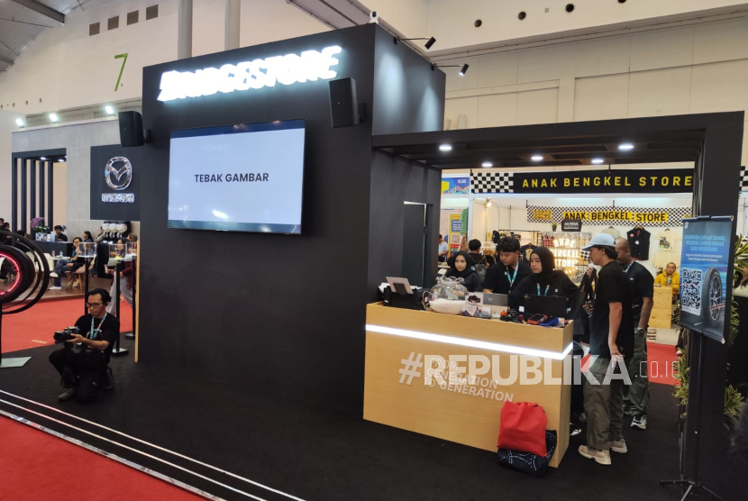 Booth Bridgestone di GJAW 2025, ICE BSD City, Tangerang.