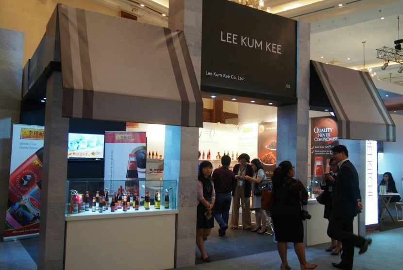 Booth Lee Kum Kee di pameran dagang In Style Hong Kong