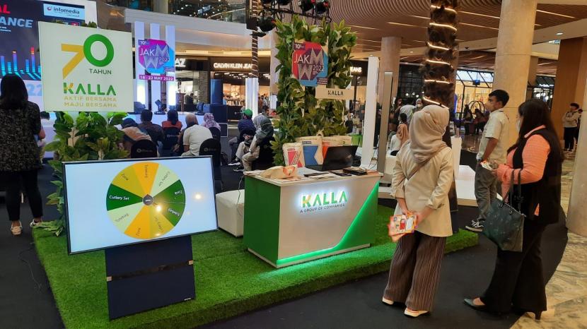 Booth yang dihadirkan Kalla Grup mengangkat konsep Green Energy  ini hadir di ajang  Jakarta Marketing Week,  di Atrium Kota Kasablanka Mall, dan berlangsung sejak 18 hingga 22 Mei 2022.