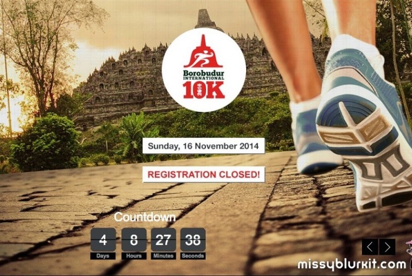 Borobudur International 10k dan Half Marathon