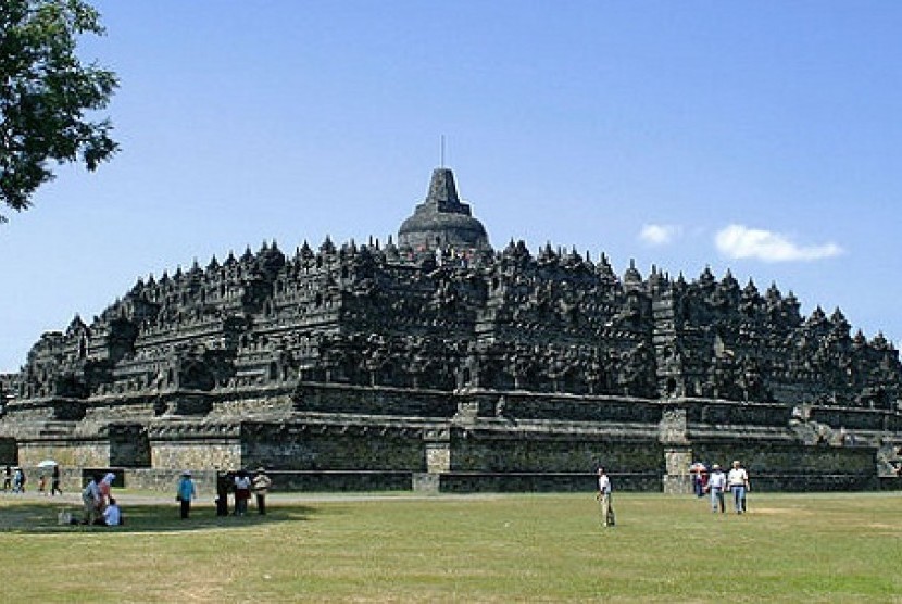 Borobudur Temple in Magelang, Central Java