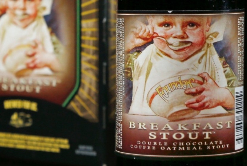 Botol bir dengan gambar bayi yang akan dilarang di New Hampshire.