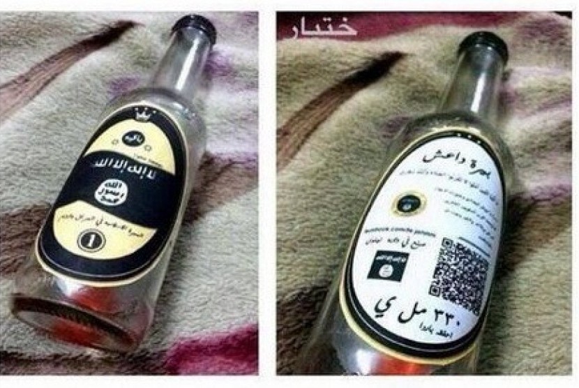Botol bir yang diklaim milik ISIS