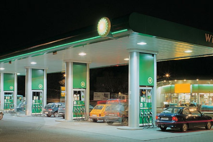 BP service station in Poland (illustration) 