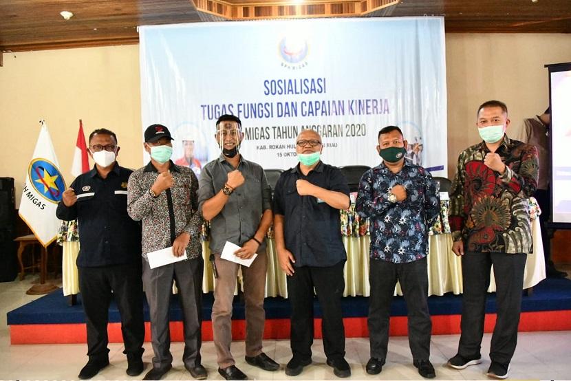 BPH Migas menggelar Sosialisasi Tugas, Fungsi, dan Capaian Kinerja BPH Migas Tahun Anggaran 2020 yang bertempat di Hotel Netra, Rokan Hulu, Riau.