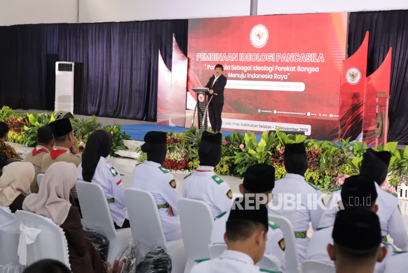 BPIP menggelar sosialisasi Pancasila di Kabupaten Tanah Laut, Kalimantan Selatan, Sabtu (22/11/2025).