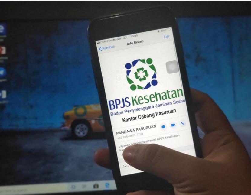 Badan Penyelenggara Jaminan Sosial (BPJS) Kesehatan Cabang Bandarlampung meluncurkan program Pelayanan Administrasi Melalui WhatsApp (Pandawa), (ilustrasi).