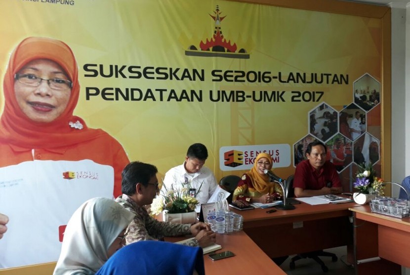 BPS Lampung rilis inflasi dan angka kemiskinan di Provinsi Lampung selama tahun 2017.