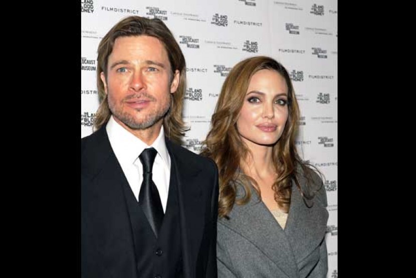 Brad Pitt dan Angelina Jolie 