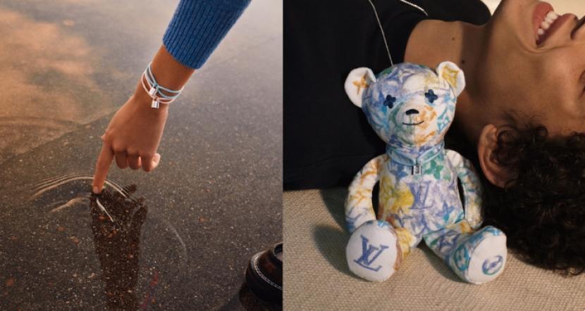  Brand mode Louis Vuitton meluncurkan gelang dan boneka teddy yang ramah lingkungan untuk menggalang dana.