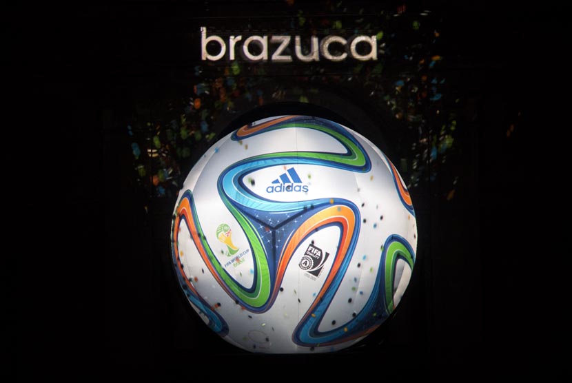 Brazuca, bola resmi Piala Dunia 2014.