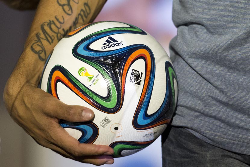 Brazuca, bola resmi Piala Dunia 2014.