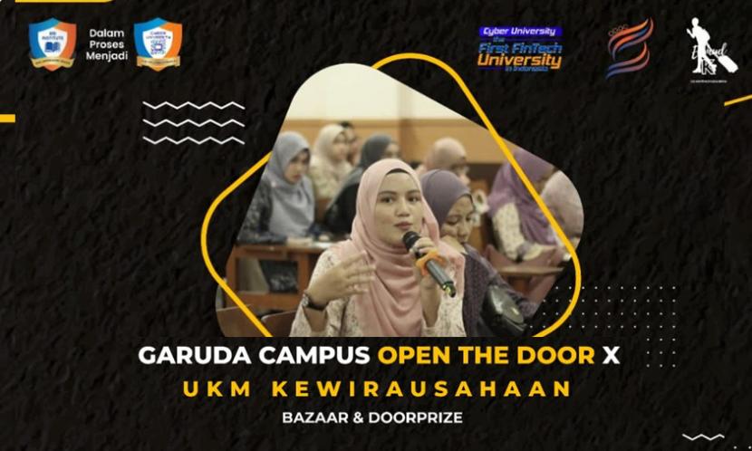 BRI Institute akan menyelenggarakan event bazar & doorprize dengan tema Garuda Campus Open The Door.