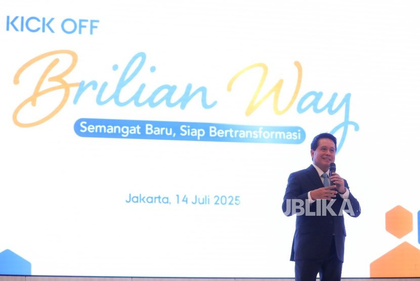 BRI melakukan kick off BRILiaN Way di Menara BRILian, Jakarta, Senin (14/7/2025).