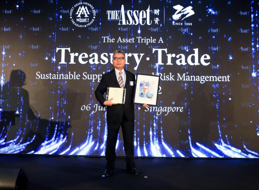 BRI meraih penghargaan The Asset Triple A dalam kategori The Best ‘SME Banker of The Year’ untuk Direktur Utama BRI Sunarso dan BRI sebagai ‘Best in Treasury and Working Capital – SMEs’.