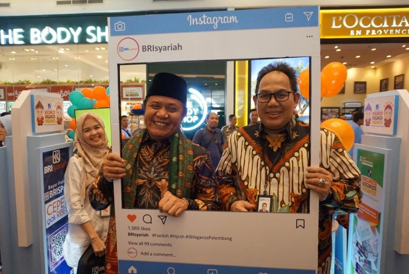 BRIsyariah meluncurkan BRISPay bersamaan dengan pembukaan iB Vaganza Palembang di Palembang Icon Mall