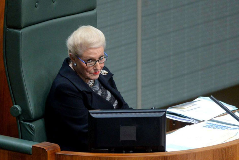 Bronwyn Bishop secara resmi menghabiskan biaya perjalanan dinas lebih dari Rp 1,3 miliar dalam enam bulan tahun 2014.