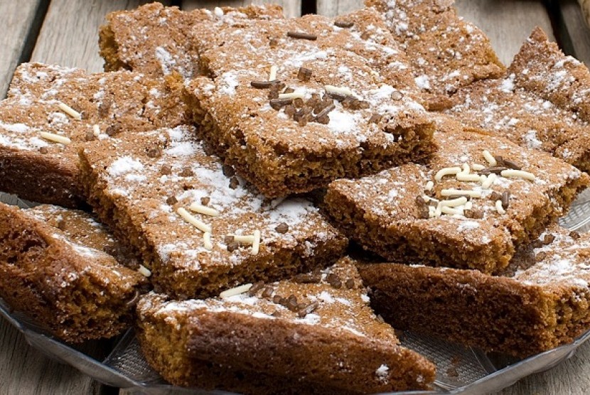 Brownies dengan sentuhan permen jahe akan memberi rasa unik namun lezat.