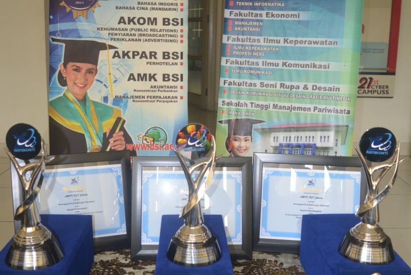 BSI berhasil meraih penghargaan dalam pemeringkatan Perguruan Tinggi Swasta (PTS) oleh Kopertis Wilayah III Jakarta. 