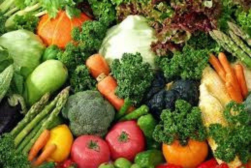 Manfaat Sayuran dan Buah Berwarna Hijau. Foto ilustrasi: Buah dan sayuran
