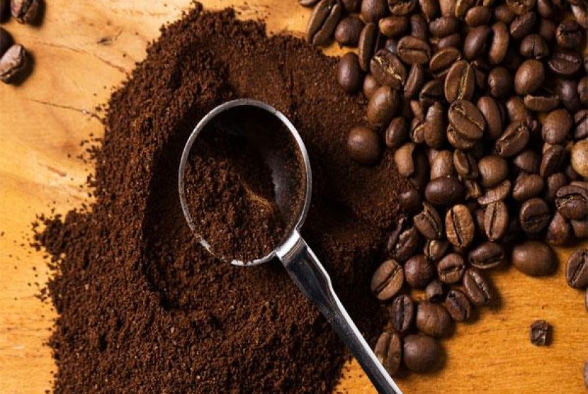 Bubuk kopi (ilustrasi). Penggunaan ampas kopi sebagai pupuk organik dapat kurangi timbunan sampah.