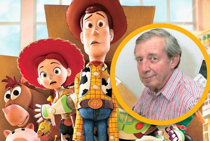 Bud Luckey (kanan) animator pencipta karakter koboi Woody.