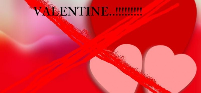 Budaya Valentine bukan budaya Islam (ilustrasi)