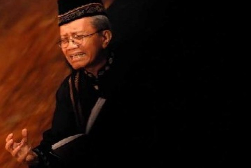Budayawan Taufik Ismail, salah satu maestro yang memperoleh anugerah kebudayaan Kemendikbud 