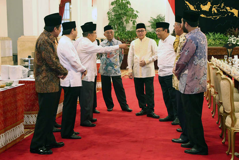  Buka puasa bersama Pimpinan Lembaga Tinggi Negara bersama Presiden Jokowi di Istana Merdeka, Jakarta, Jumat (19/6).  (dok. MPR RI)