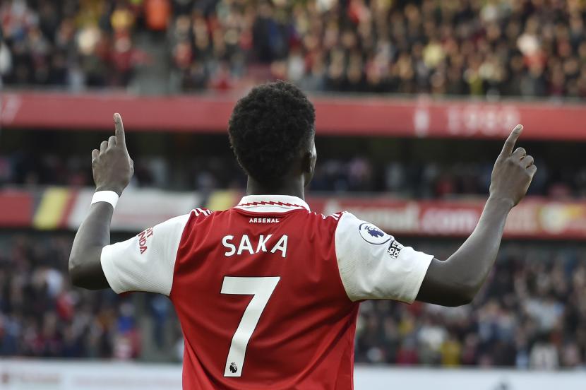 Bukayo Saka dari Arsenal.