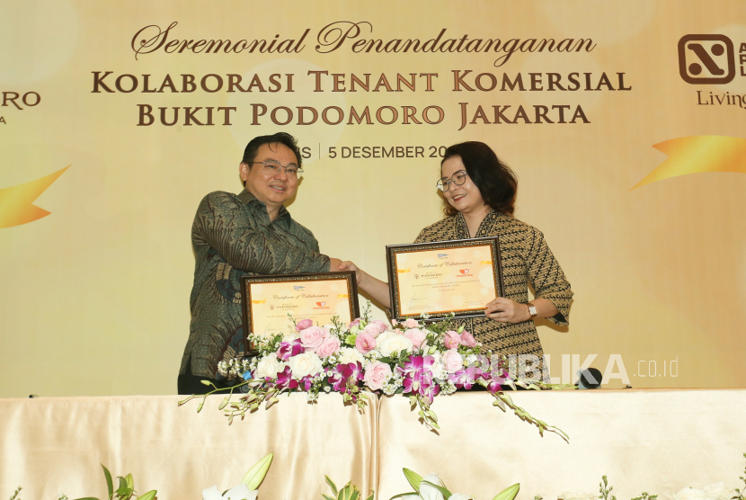 Bukit Podomoro meneken kerja sama dengan sejumlah tenant.