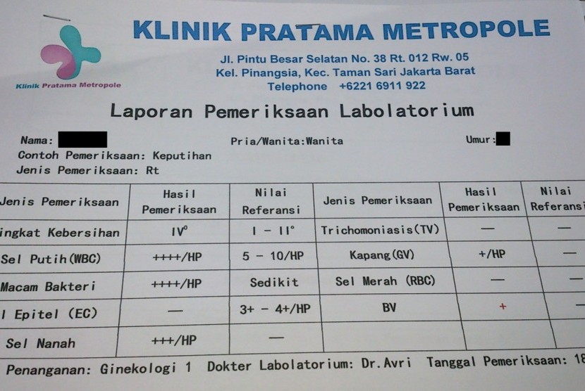 Bukti Pemeriksaan Metropole