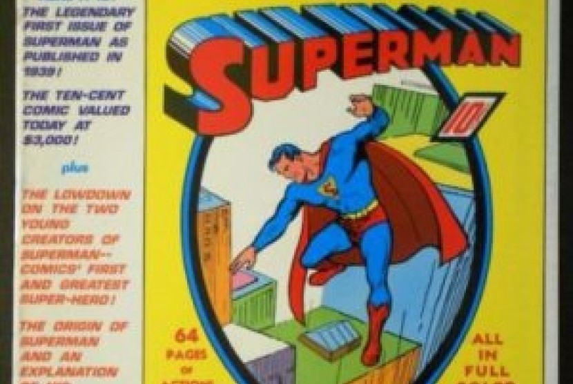 Identitas Biseksual Superman, Ustadz Erick: Meresahkan. Foto:   Buku komik Superman edisi pertama