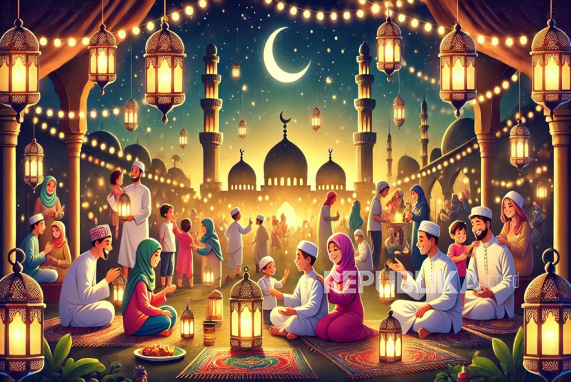 Bulan Ramadhan (ilustrasi)