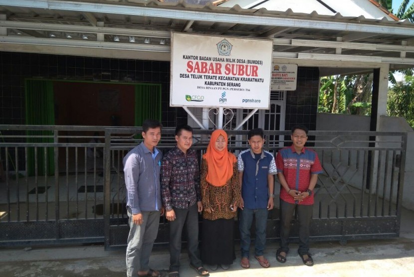 BUMDes Sabar Subur binaan PGN di Desa Teluk Terate, Kecamatan Kramatwatu, Kabupaten Serang